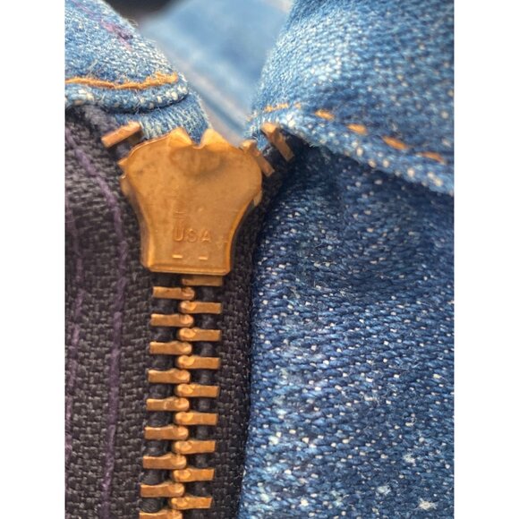 Vintage Wrangler 936DEN Women’s Jeans 31x36 Made in USA Talon 42 Rare Print - Picture 11 of 16